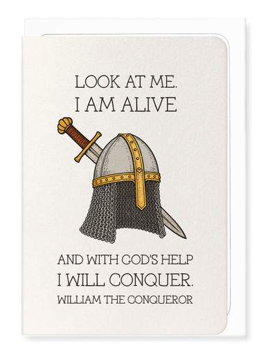 Ezen - I Will Conquer - Greeting Card - Front