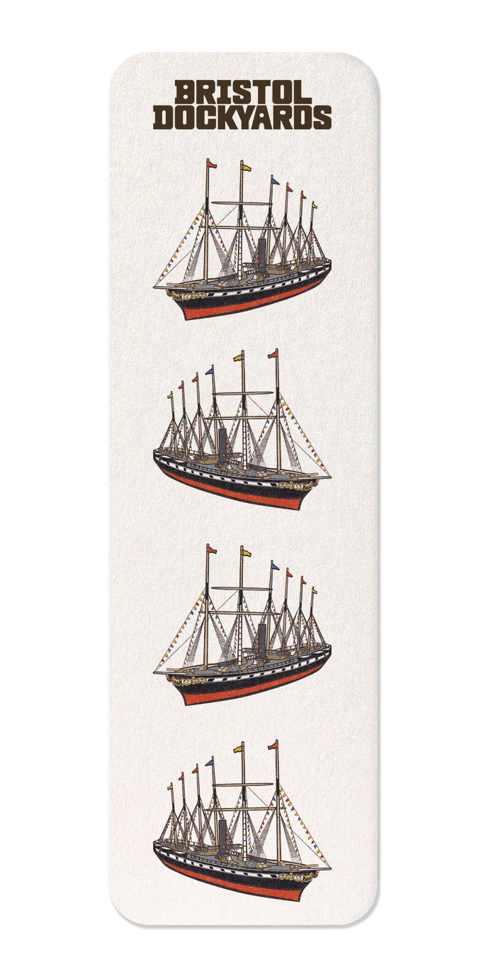 Ezen - Illustration of SS Great Britain - Bookmark - Front