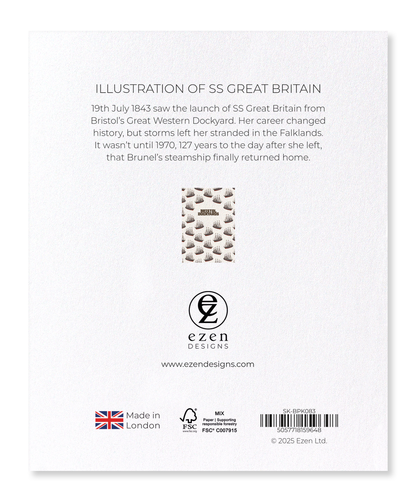 Ezen - Illustration of SS Great Britain - Sticker Set