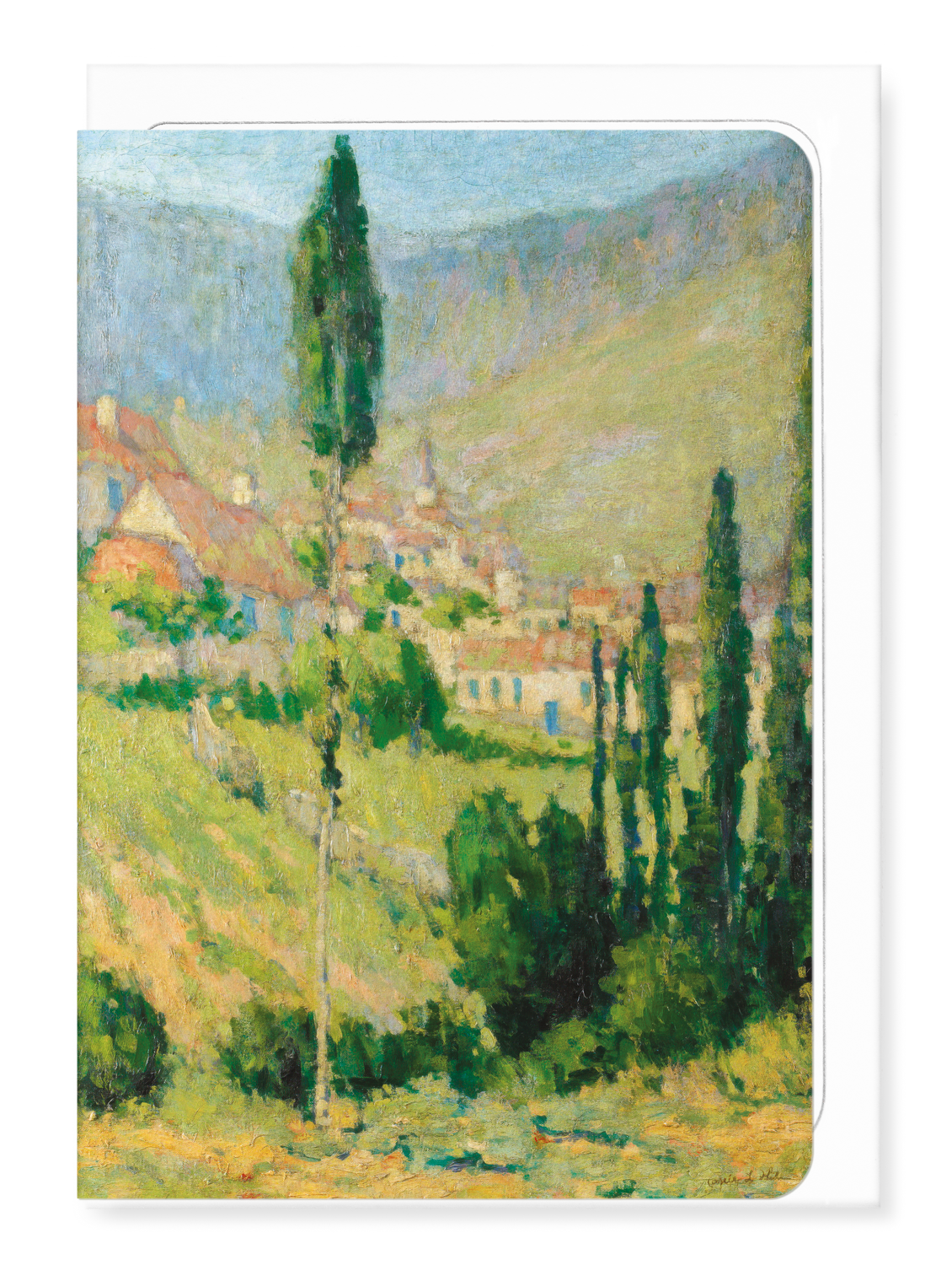 Ezen - In the Foothills of the Pyrenees (c.1922) - Greeting Card - Front