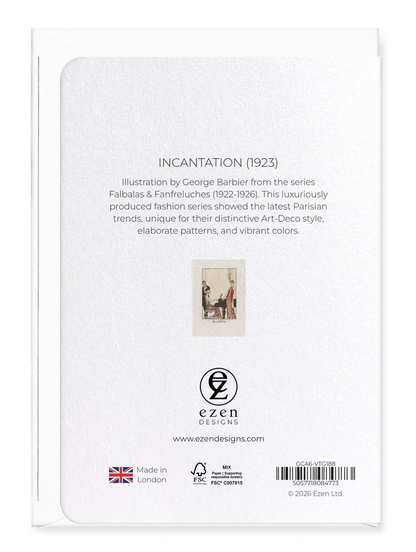 Ezen - Incantation (1923) - Greeting Card - Back