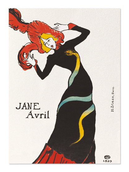 Ezen - Jane Avril (1899) - Postcard - Front
