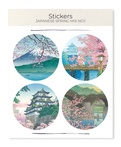 Ezen - JAPANESE SPRING MIX NO.1 - Sticker Set