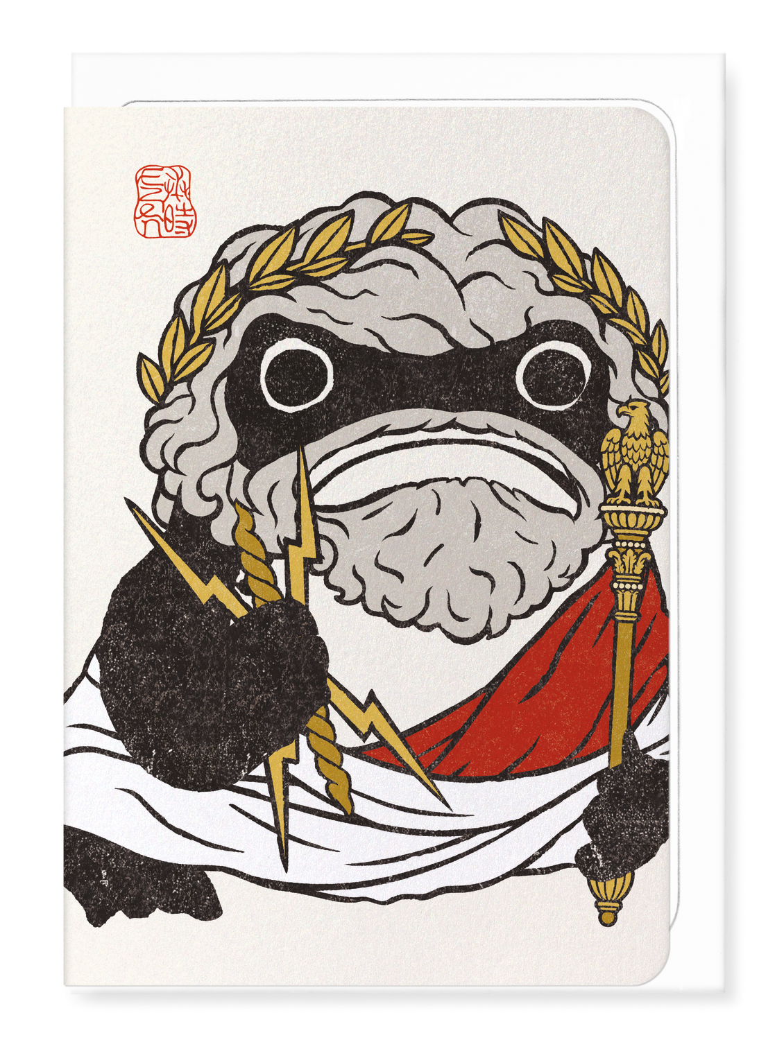 Ezen - JUPITER & ZEUS EZEN FROG - Greeting Card - Front