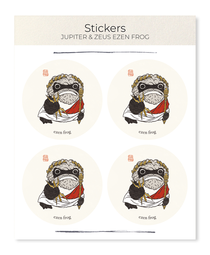 Ezen - JUPITER & ZEUS EZEN FROG - Sticker Set