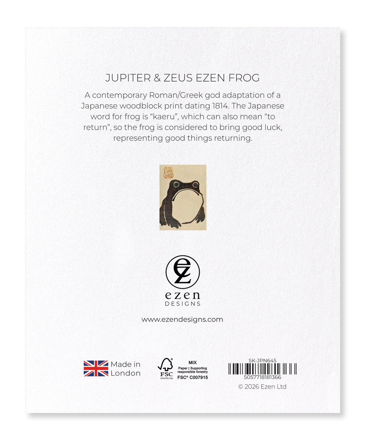 Ezen - JUPITER & ZEUS EZEN FROG - Sticker Set