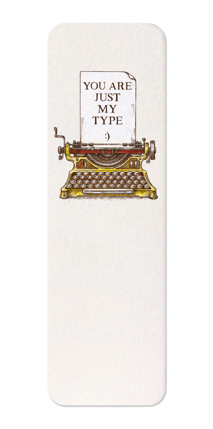 Ezen - Just my type - Bookmark - Front