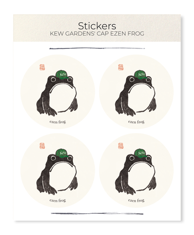 Ezen - KEW GARDENS' CAP EZEN FROG - Sticker Set