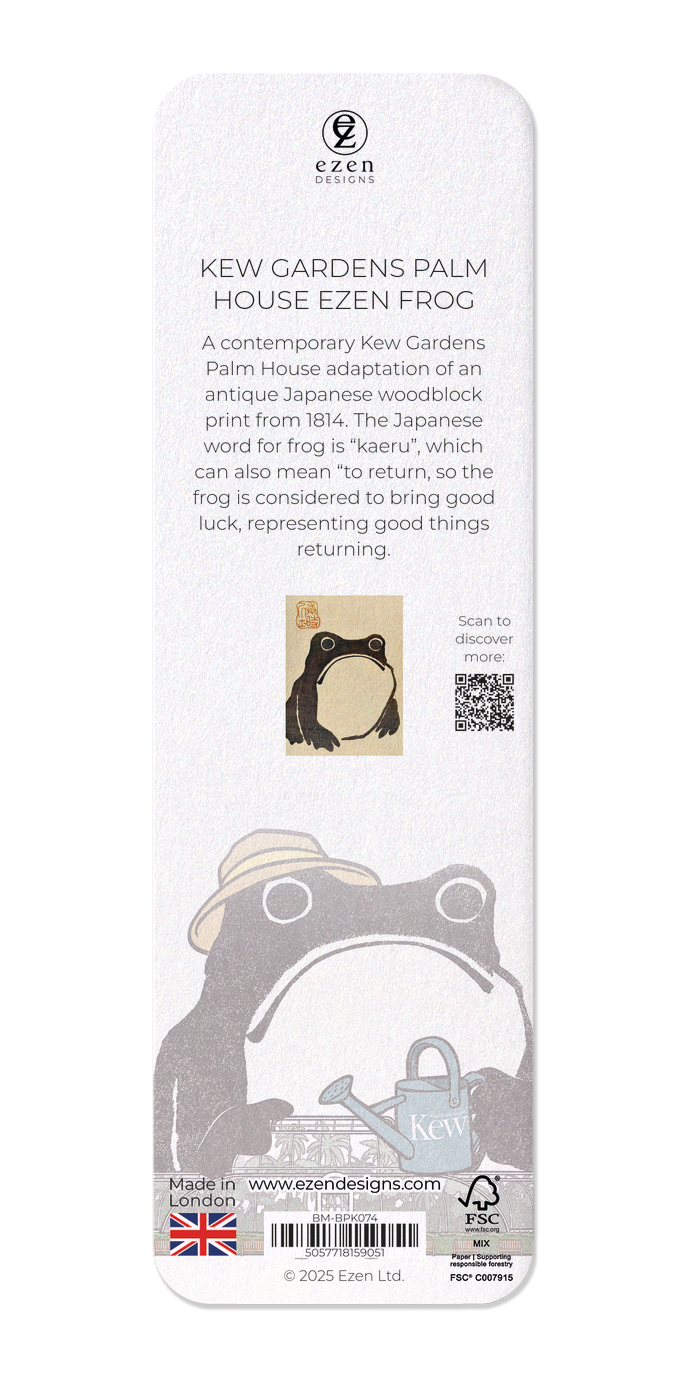Ezen - Kew Gardens Palm House Ezen Frog - Bookmark - Back