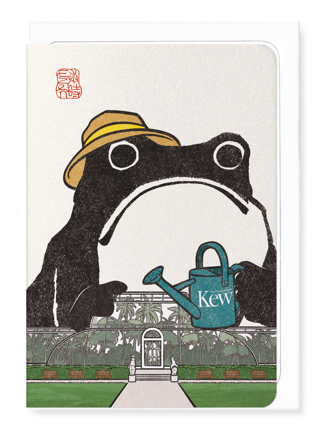 Ezen - Kew Gardens Palm House Ezen Frog - Greeting Card - Front