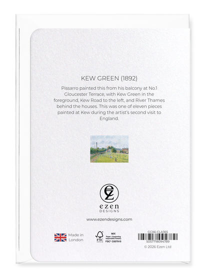 Ezen - Kew Green (1892) - Greeting Card - Back