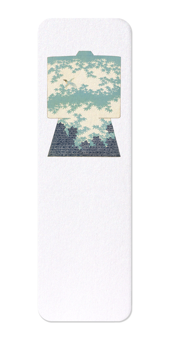 Ezen - Kimono of maple leaves (1899) - Bookmark - Front