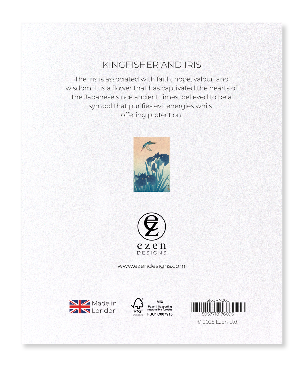 Ezen - Kingfisher and iris - Sticker Set