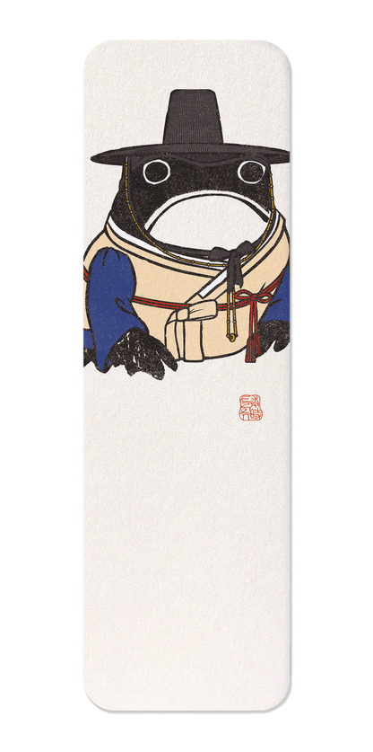 Ezen - Korean Male Hanbok Ezen Frog - Bookmark - Front