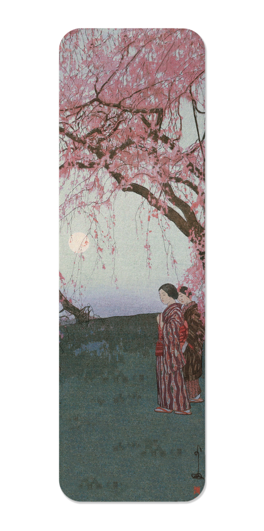 Ezen - Kumoi Cherry Trees (1920) - Bookmark - Front