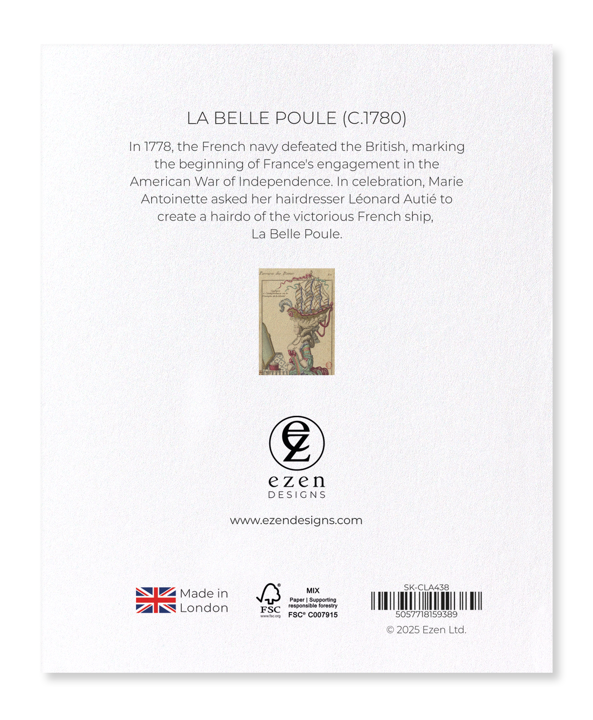 Ezen - La Belle Poule (c.1780) - Sticker Set