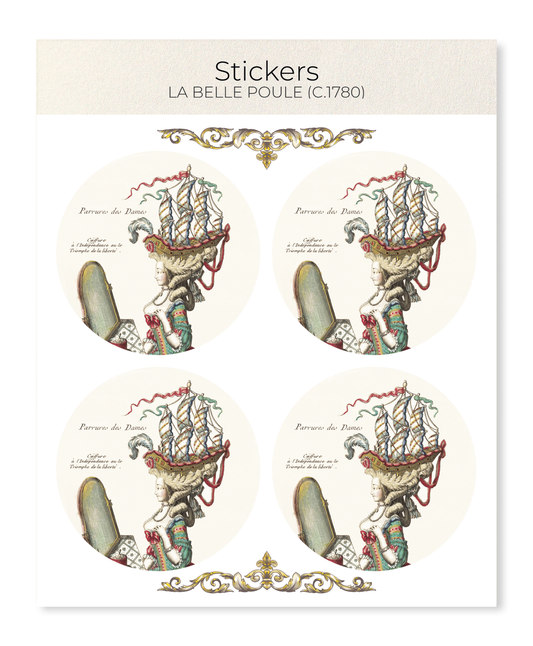 Ezen - LA BELLE POULE (C.1780) - Sticker Set