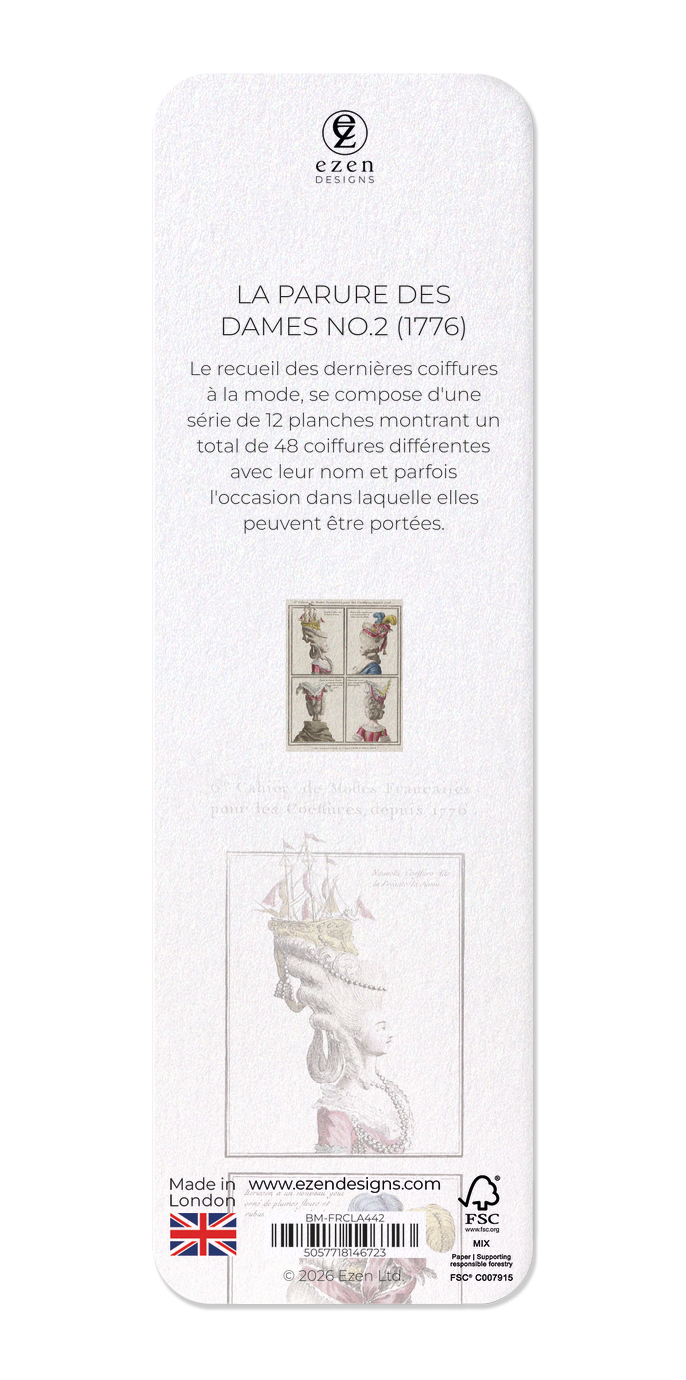 Ezen - LA PARURE DES DAMES NO.2 (1776) - Bookmark - Back