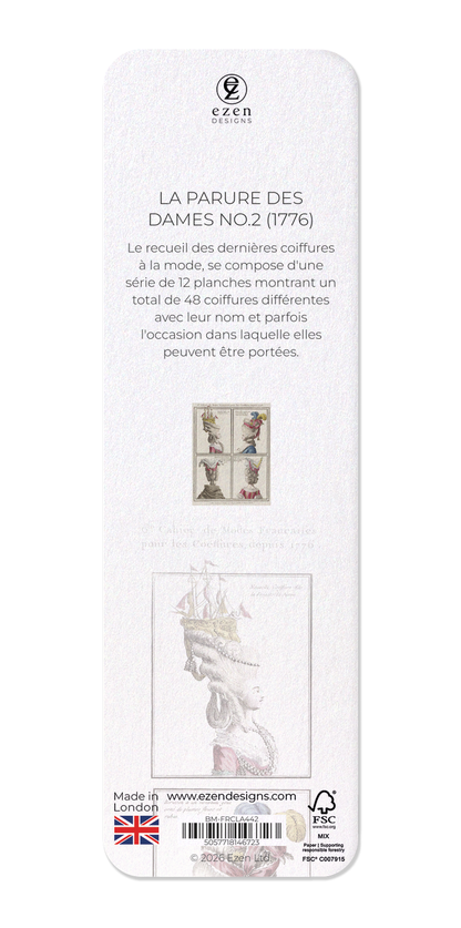 Ezen - LA PARURE DES DAMES NO.2 (1776) - Bookmark - Back