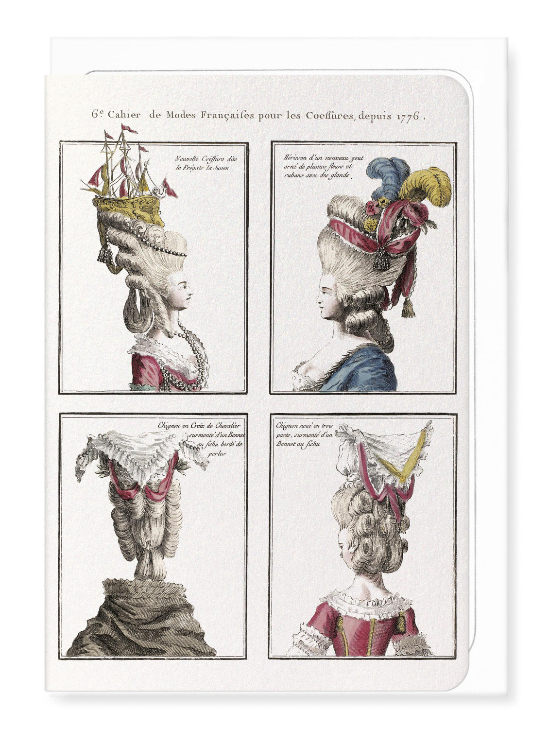 Ezen - LA PARURE DES DAMES NO.2 (1776) - Greeting Card - Front