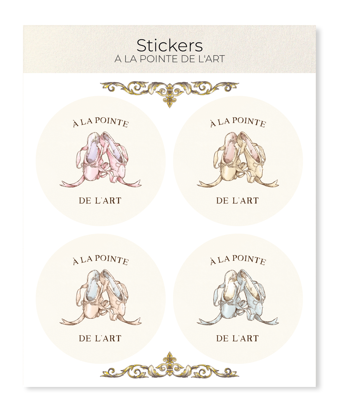 Ezen - À la pointe de l'art - Sticker Set
