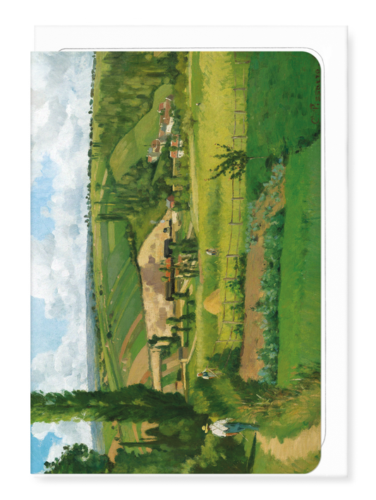 Ezen - Landscape at Les Pâtis, Pontoise (1868) - Greeting Card - Front