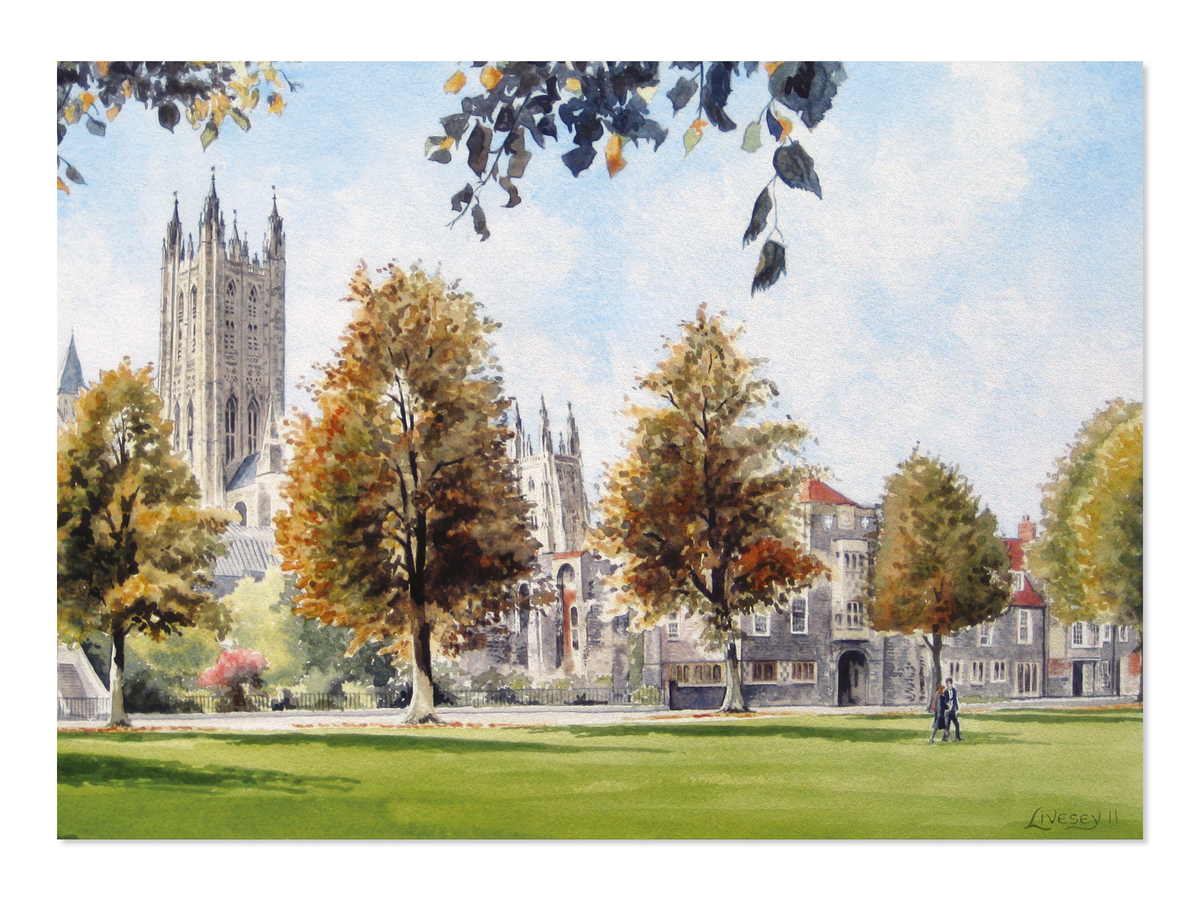 Ezen - Late autumn colours in the green court (2011) - Postcard - Front