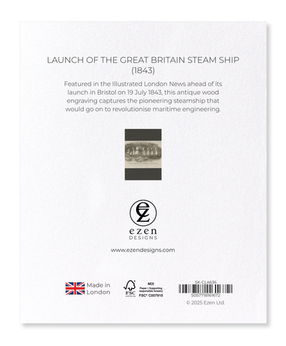 Ezen - Launch of The Great Britain Steam Ship (1843) - Sticker Set