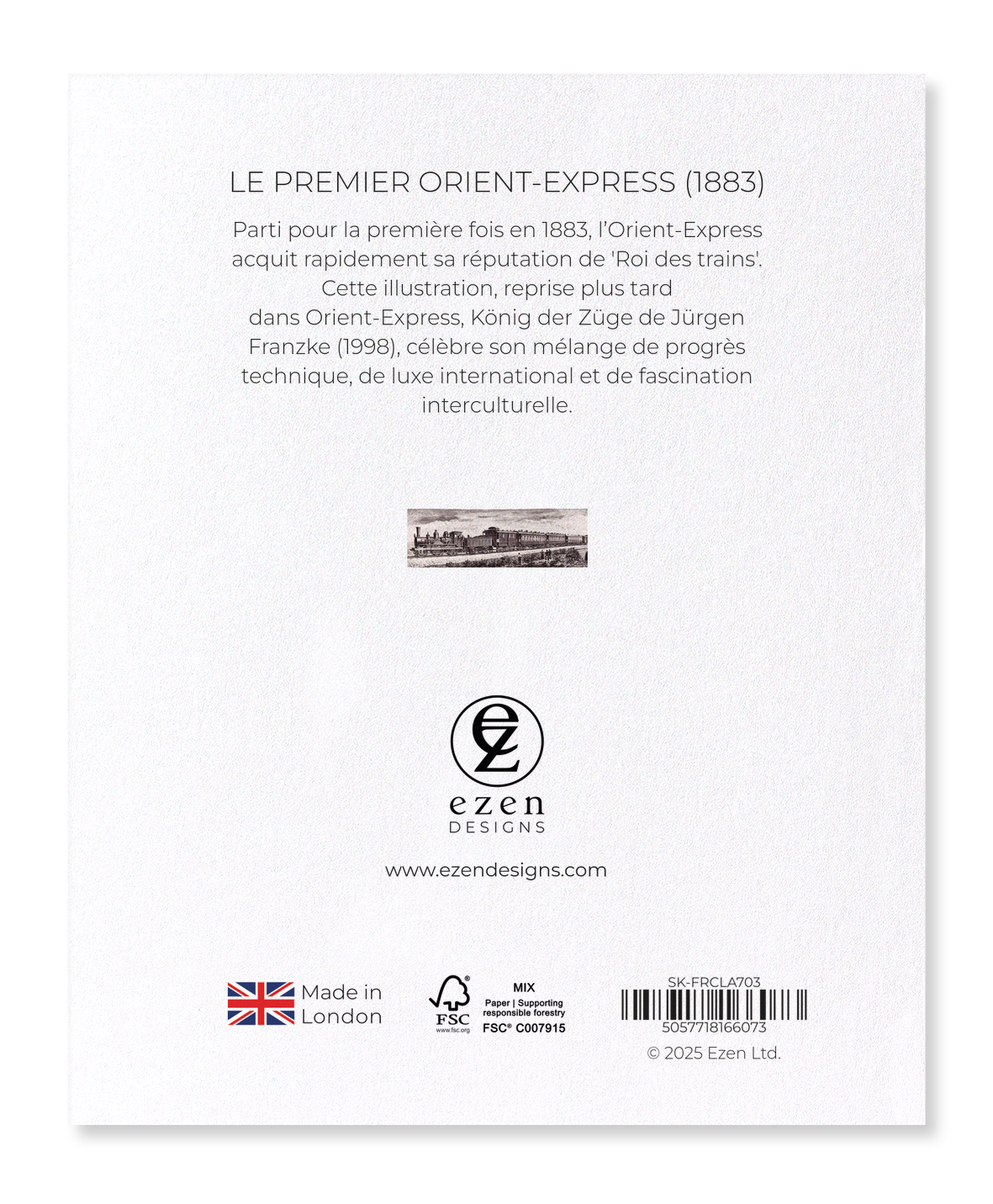 Ezen - Le premier Orient-Express (1883) - Sticker Set