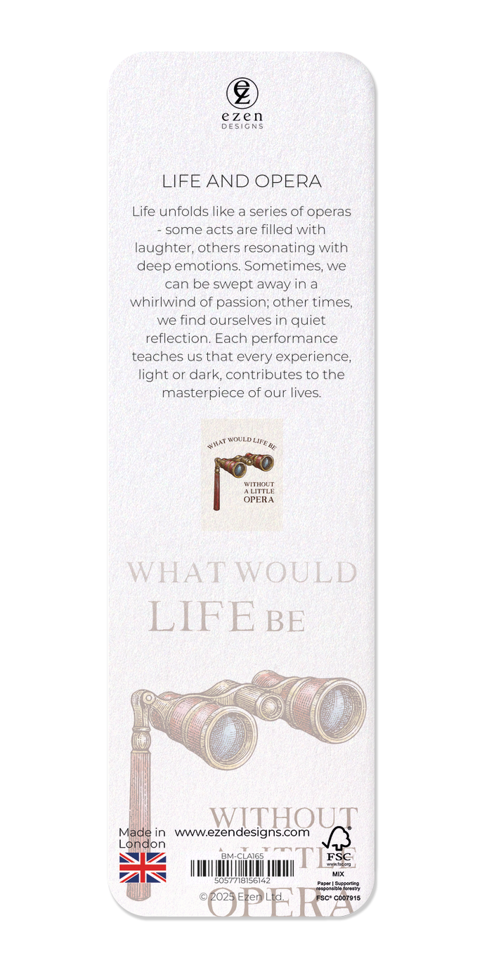 Ezen - Life and opera - Bookmark - Back
