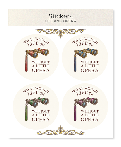 Ezen - Life and opera - Sticker Set