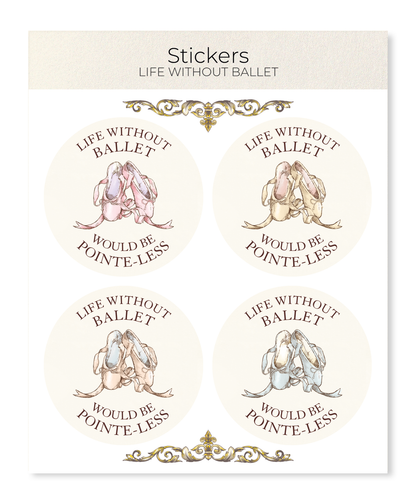 Ezen - Life without ballet - Sticker Set