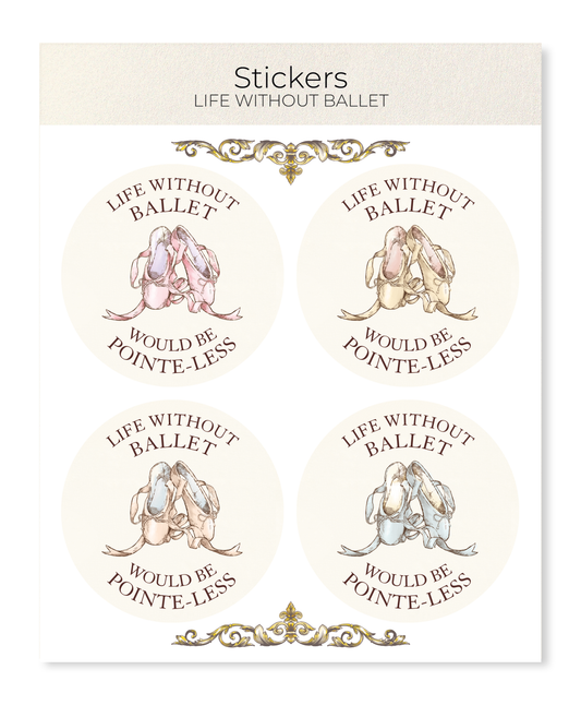 Ezen - Life without ballet - Sticker Set