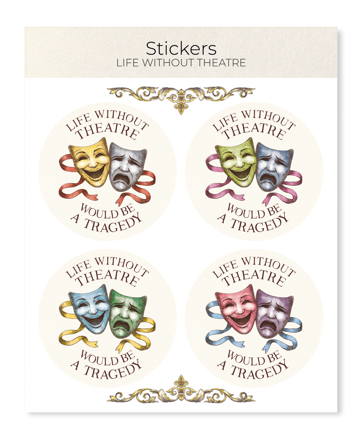 Ezen - Life without Theatre - Sticker Set