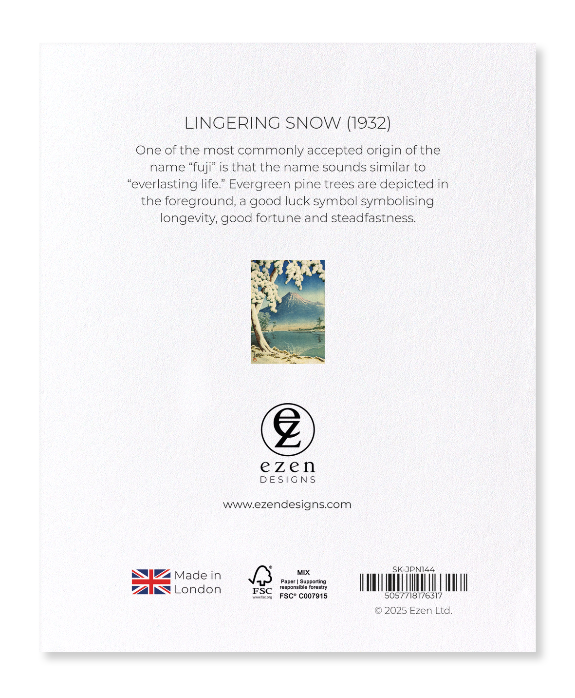 Ezen - Lingering snow (1932) - Sticker Set