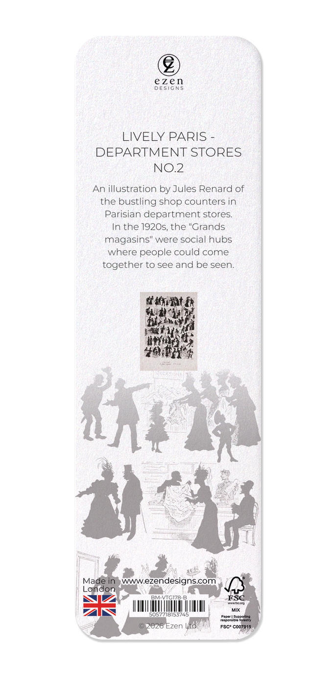 Ezen - Lively Paris - Department Stores No.2 - Bookmark - Back