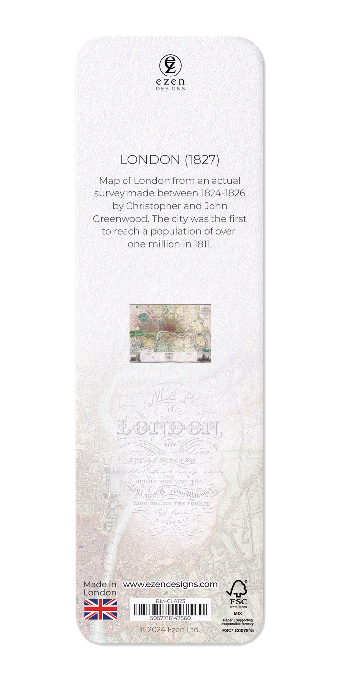 Ezen - London (1827) - Bookmark - Back