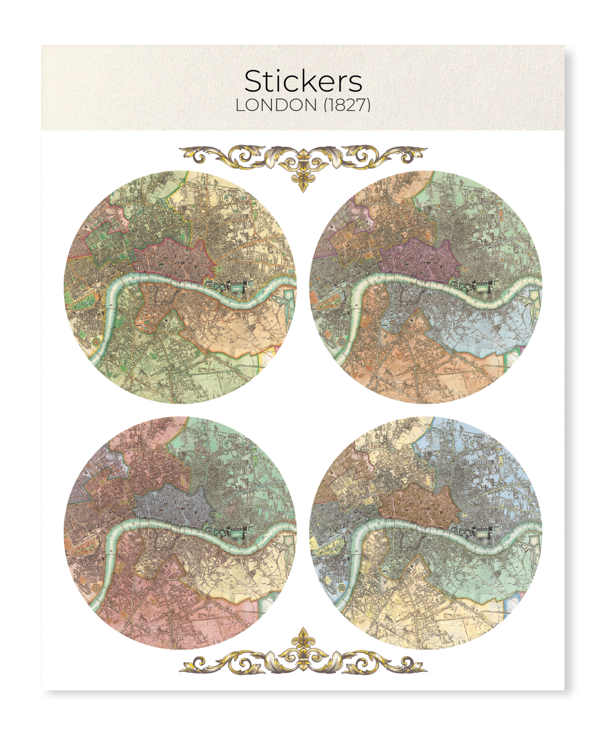 Ezen - London (1827) - Sticker Set