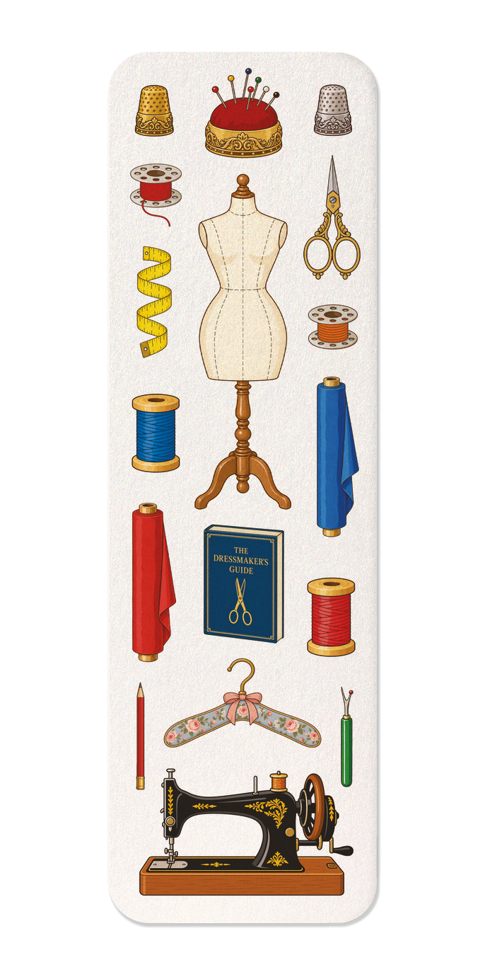 Ezen - L’ÉVOLUTION DES OUTILS DE COUTURE - Bookmark - Front