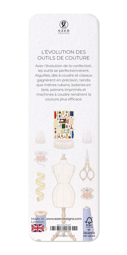 Ezen - L’ÉVOLUTION DES OUTILS DE COUTURE - Bookmark - Back