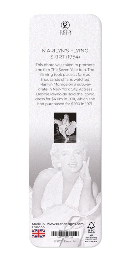 Ezen - Marilyn's flying skirt (1954) - Bookmark - Back