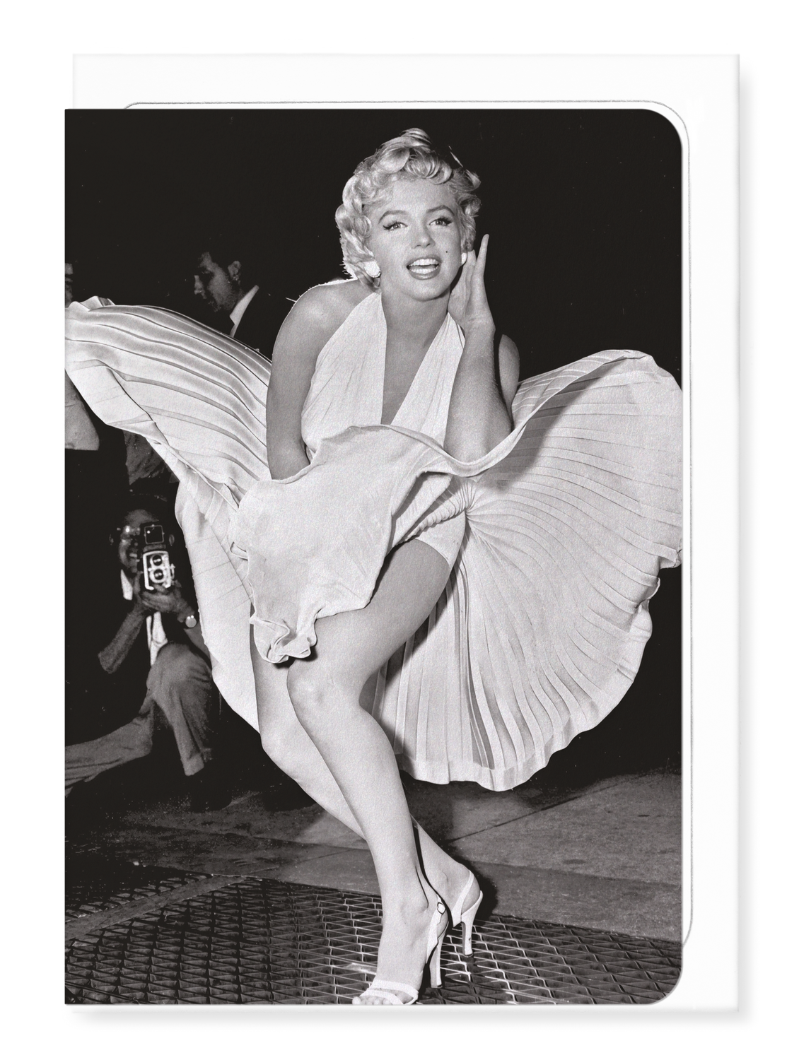 Ezen - Marilyn's flying skirt (1954) - Greeting Card - Front