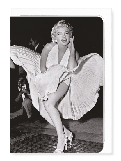 Ezen - Marilyn's flying skirt (1954) - Greeting Card - Front