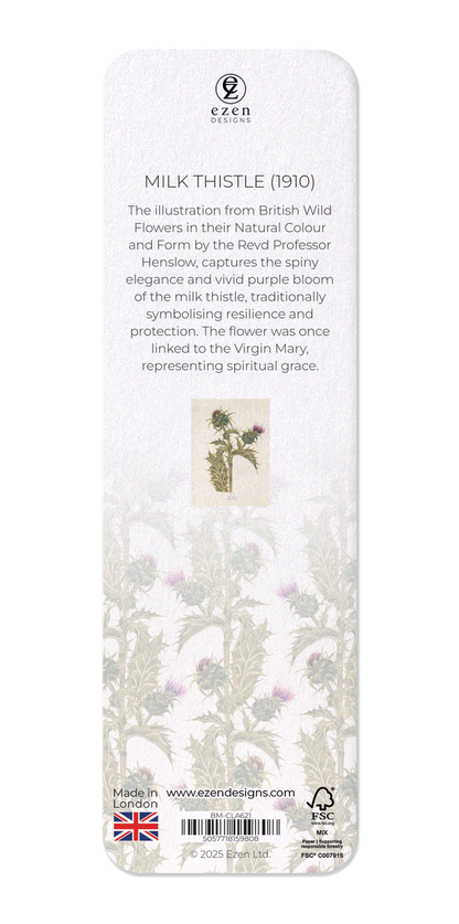 Ezen - Milk Thistle (1910) - Bookmark - Back
