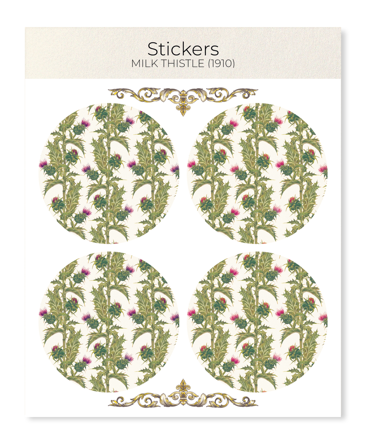 Ezen - Milk Thistle (1910) - Sticker Set