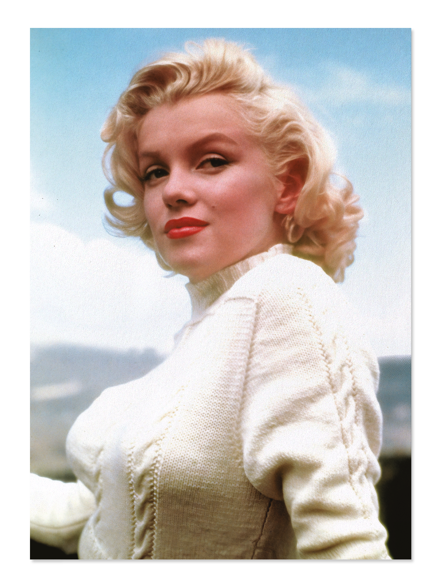 Ezen - Monroe in a knit jumper (1953) - Postcard - Front