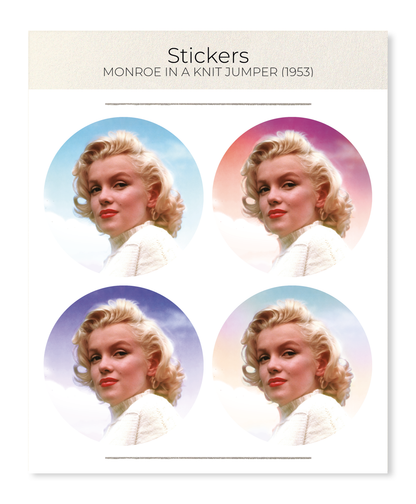 Ezen - Monroe in a knit jumper (1953) - Sticker Set