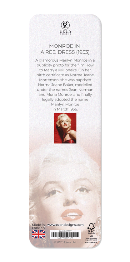 Ezen - Monroe in a red dress (1953) - Bookmark - Back