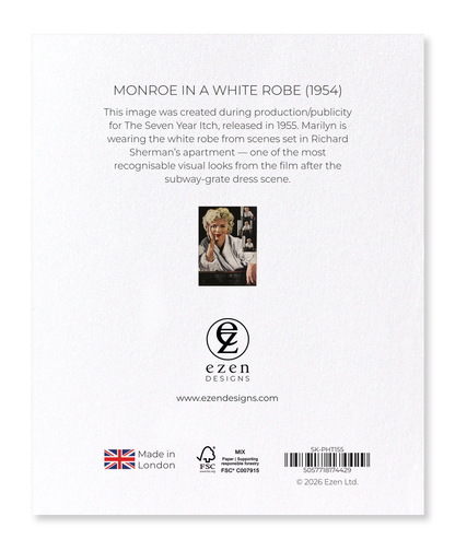 Ezen - Monroe in a white robe (1954) - Sticker Set