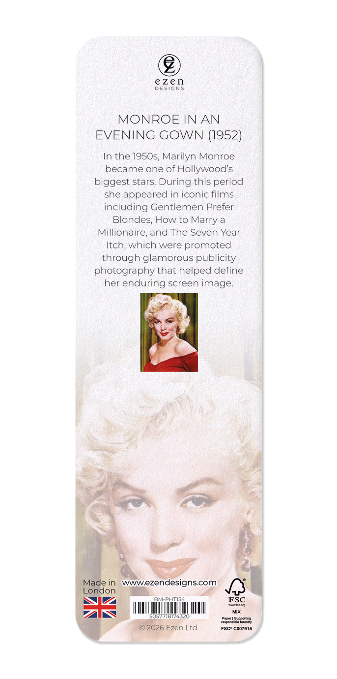 Ezen - Monroe in an evening gown (1952) - Bookmark - Back